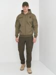 Реглан с капюшоном на молнии "TACTICAL HOODIE" Olive 5 Реглан с капюшоном на молнии "TACTICAL HOODIE" Olive 5