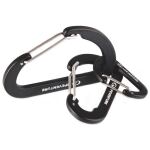 Комплект карабінів Lifeventure Karabiners, Чорний