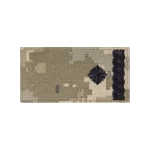 Погон ЗСУ майор (чорна нитка, на липучці). Піксель (мм-14)