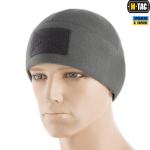 Шапка флісова M-Tac Watch Cap Elite з липучкою Сіра