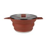 Каструля Tribe Collapsible Pot 2,5 л силіконова, Коричневий