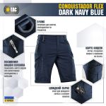Шорти M-Tac Conquistador Flex Dark Темно, dark Navy Blue 3