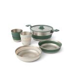 Набор посуды Sea to Summit Detour Stainless Steel One Pot Cook Set w/Sack с чехлом, на 2 персоны