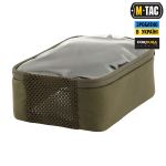 Органайзер утилитарный прозрачный M-Tac Elite Small (22х14 см) Олива (Темная) 4