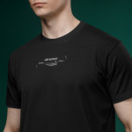 Футболка Basic Military T-Shirt з колекції NAME. Cottone\Elastane, чорний 3
