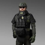 Плечевая защита с баллистическими пакетами 2-го класса. STANAG 2920. Черный 7 Плечевая защита с баллистическими пакетами 2-го класса. STANAG 2920. Черный 7