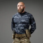Рашгард тактический Raptor Rashguard Dark Multicam. Slim fit, полиэстер 2 Рашгард тактический Raptor Rashguard Dark Multicam. Slim fit, полиэстер 2