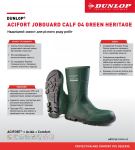 Чоботи гумові Dunlop JobGUARD Calf, підошва SRC, O4 Acifort 6