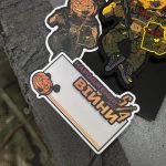 Патч (шеврон) «Малюк народжений для війни Halloween edition» від Sanchi. М’який ПВХ пластик 7 Патч (шеврон) «Малюк народжений для війни Halloween edition» від Sanchi. М’який ПВХ пластик 7