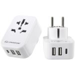 Адаптер Lifeventure European Travel Adaptor USB 6 Адаптер Lifeventure European Travel Adaptor USB 6