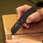 Розкладний ніж SOG Stout SJ, Blackout, Cleaver/Blackout 8 Розкладний ніж SOG Stout SJ, Blackout, Cleaver/Blackout 8