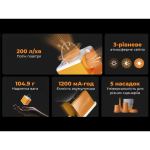 Насос кемпінговий Flextail Vollyc Ezy Pump Orange 4 Насос кемпінговий Flextail Vollyc Ezy Pump Orange 4