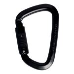 Карабин Singing Rock D Steel Triple Lock Screw Gate, Black, 50kN