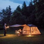 Намет з навісом Naturehike Village CNK2300ZP021, коричневий великий 4 Намет з навісом Naturehike Village CNK2300ZP021, коричневий великий 4