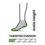Носки мужские Smartwool Hike Targeted Cushion Ankle, Black 2 Носки мужские Smartwool Hike Targeted Cushion Ankle, Black 2