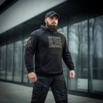 Кофта M-Tac Hoodie Combat, Чорний — Камуфляж 3 Кофта M-Tac Hoodie Combat, Чорний — Камуфляж 3