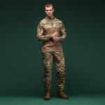 Тактична сорочка Core Combat Shirt, довгий рукав, комбіновані матеріали. Піксель (мм-14) 7
