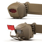 Ліхтар налобний Princeton Tec® "Quad Tactical MPLS Tactical Headlamp" Tan 3