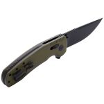 Розкладний ніж SOG TAC XR, OD Green/Straight Edge 3