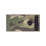 Погон ЗСУ майор (чорна нитка, на липучці). Мультикам