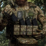 Одинарний підсумок під магазин АК, пластикова основа. MOLLE інтерфейс. Мультикам 5 Одинарний підсумок під магазин АК, пластикова основа. MOLLE інтерфейс. Мультикам 5