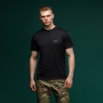 Футболка сітчаста AIR Coolmax 2.0. Легка та добре відводить вологу. Чорний 2