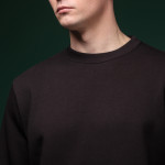 Свитшот Base Soft Sweatshirt. Свободный стиль. Цвет Черный/Black 4