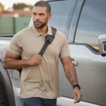 Футболка поло "5.11 Tactical® Archer Chest Short Sleeve Polo" Storm 6 Футболка поло "5.11 Tactical® Archer Chest Short Sleeve Polo" Storm 6
