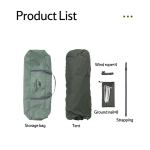 Намет тримісний автоматичний Naturehike NH21ZP008, оливково-зелений 6