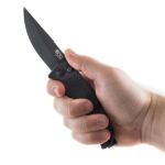 Розкладний ніж SOG Tac Ops, Black Micarta 6