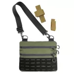 Мужская тактическая сумка через плечо HardKit RoKit Olive Black M MOLLE Velcro 3 Мужская тактическая сумка через плечо HardKit RoKit Olive Black M MOLLE Velcro 3