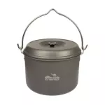 Казанок з кришкою Tramp UTRC-040 5000 мл (Темно-сірий), сірий