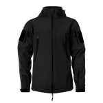 Куртка тактическая Softshell Hawk Jacket. Защита от ветра и влаги.  Черный 2