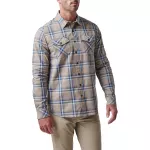 Сорочка тактична "5.11 Tactical Gunner Plaid Long Sleeve Shirt" Badlands Tan Plaid 2 Сорочка тактична "5.11 Tactical Gunner Plaid Long Sleeve Shirt" Badlands Tan Plaid 2