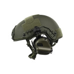 Активные наушники Earmor M31H (Helmet version) с креплением ARC rail. Олива 7