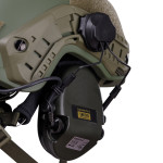 Навушники активні Sordin Supreme Pro-X Slim, кріплення M11 та наголів'я (сумісні з ARC Rail). Олива 2