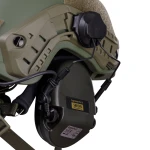 Навушники активні Sordin Supreme Pro-X Slim, кріплення M11 та наголів'я (сумісні з ARC Rail). Олива 2