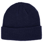 Шапка акриловая грубой вязки "Beanie Cap" Dark Navy 4