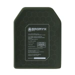 Керамічні бронеплити 6 класу Bronyx (комплект). Вага 6.5 кг. Розмір L (26х33 см) 5