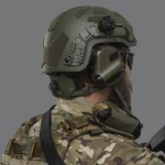 Кріплення-адаптер М11 для навушників Earmor M31/M32 на шоломи з рейковим кріпленням ARC. 3