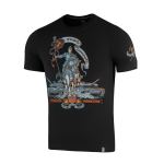 Футболка M-Tac Сталеве Лицарство Чорна, black, чорний