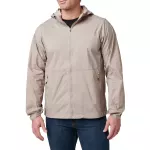 Куртка тактична демісезонна "5.11 Tactical Packable Windbreaker Jacket" Badlands Tan 3