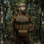 Подсумок одинарный пластиковый для магазина АК/AR. Койот 2 Подсумок одинарный пластиковый для магазина АК/AR. Койот 2