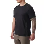 Футболка тактична потовідвідна "5.11 Tactical No Mercy PT-R Short Sleeve Top" Black 4 Футболка тактична потовідвідна "5.11 Tactical No Mercy PT-R Short Sleeve Top" Black 4