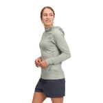 Женская кофта с рукавом реглан Black Diamond W Ls Alpenglow Hoody, Agave 3 Женская кофта с рукавом реглан Black Diamond W Ls Alpenglow Hoody, Agave 3