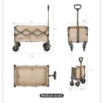 Складаний візочок Naturehike CNK2350JJ012 70 л чорний 2