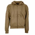 Реглан с капюшоном на молнии "TACTICAL HOODIE" Coyote