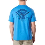 Футболка з малюнком "5.11 Patriot Tee" Royal Heather 2 Футболка з малюнком "5.11 Patriot Tee" Royal Heather 2