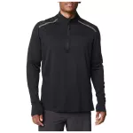 Футболка з довгим рукавом "5.11 Max Effort 1/4 Zip Pullover" Black