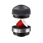 Портативна еспресо-кавоварка Wacaco Nanopresso+ з адаптером для капсули. Чорний 5